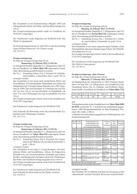 Amtsblatt für Brandenburg, 2012, Nummer 49, Seiten 1829