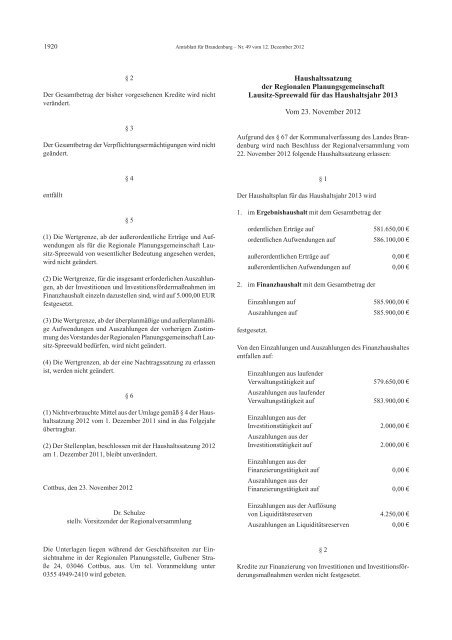 Amtsblatt für Brandenburg, 2012, Nummer 49, Seiten 1829