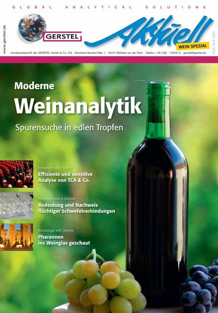 GERSTEL Aktuell Wein Spezial - Gerstel GmbH &amp; Co.KG