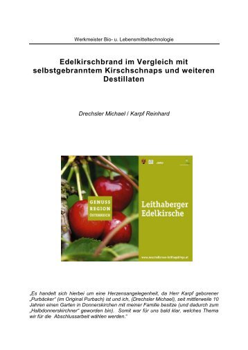Werkmeister Bio- u. Lebensmitteltechnologie - Verein Leithaberger ...