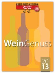 genuss probe - Chile Wein Contor