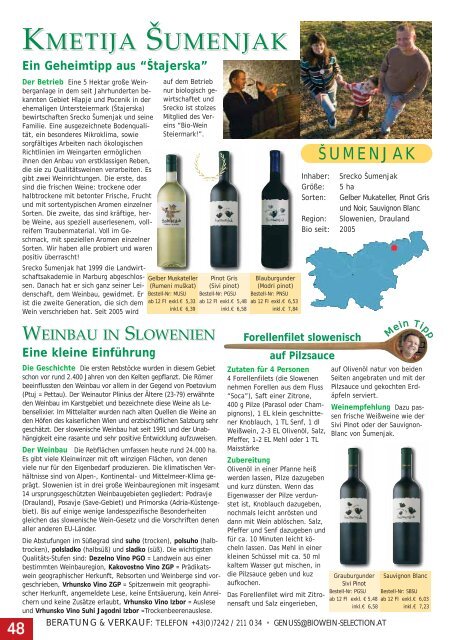 Die besten Bioweine aus - BIOWEIN Selection