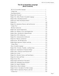 The Art of Assembly Language 32-bit Edition - The Arab American ...