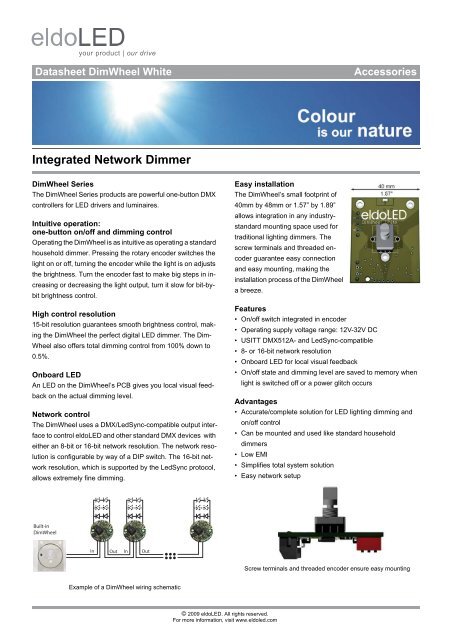 Integrated Network Dimmer - eldoLED