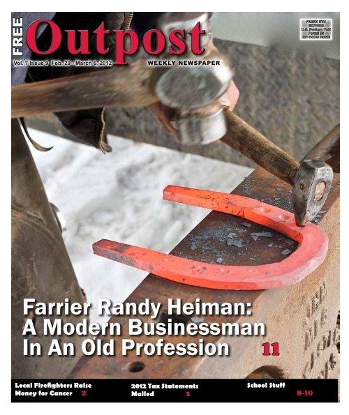 Farrier Randy Heiman: A Modern Businessman In An Old ... - Outpost