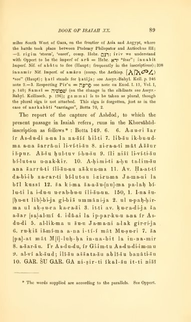 The cuneiform inscriptions and the Old Testament - The Search For ...