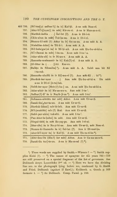 The cuneiform inscriptions and the Old Testament - The Search For ...