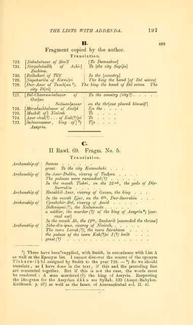 The cuneiform inscriptions and the Old Testament - The Search For ...