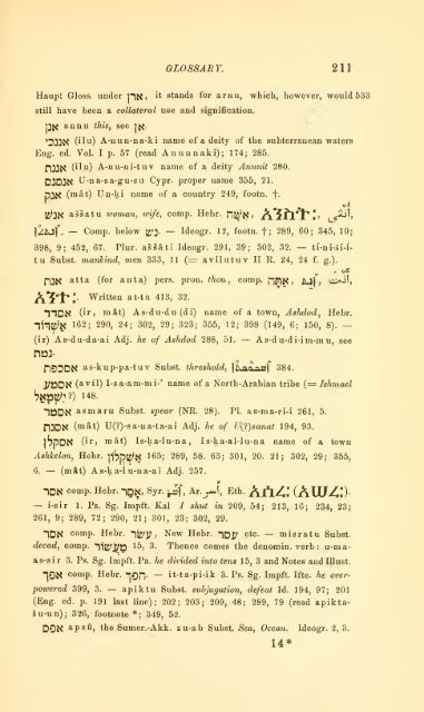 The cuneiform inscriptions and the Old Testament - The Search For ...