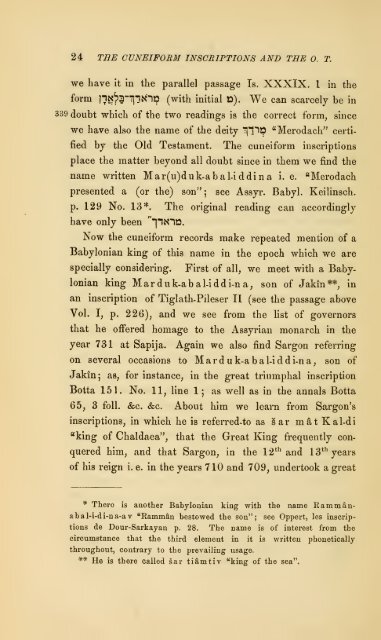 The cuneiform inscriptions and the Old Testament - The Search For ...