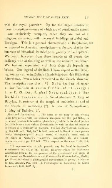 The cuneiform inscriptions and the Old Testament - The Search For ...