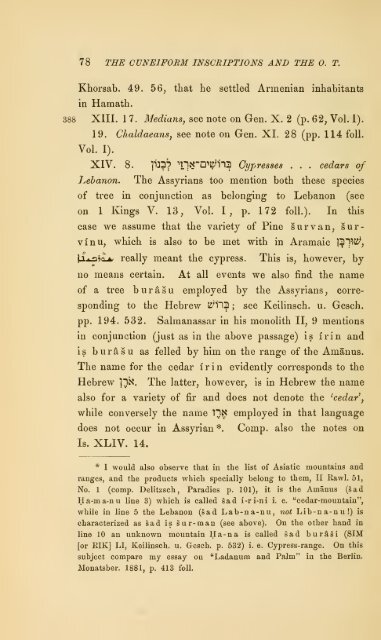 The cuneiform inscriptions and the Old Testament - The Search For ...