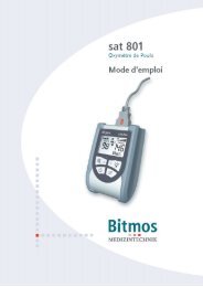 sat 801 Oxymètre de Pouls - Bitmos GmbH