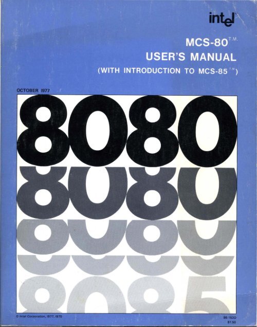 intel :: MCS80 :: 98-153D MCS-80 Users Manual