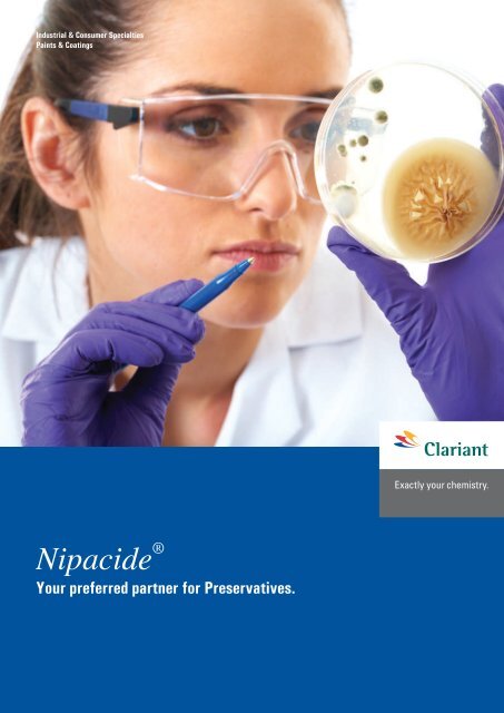 Nipacide Your preferred partner for Preservatives - Clariant