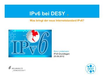 1. Was ist IPv6? - Desy