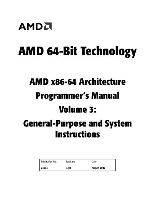 Www Xxxbbb - AMD x86-64 Architecture Programmer's Manual ... - ECE Users Pages