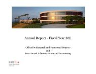 Number of Proposals Awarded - Loyola Marymount University