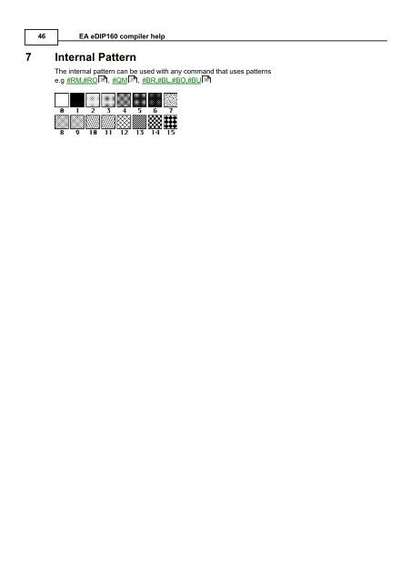 5 EA eDIP160-7 commands - Electronic Assembly