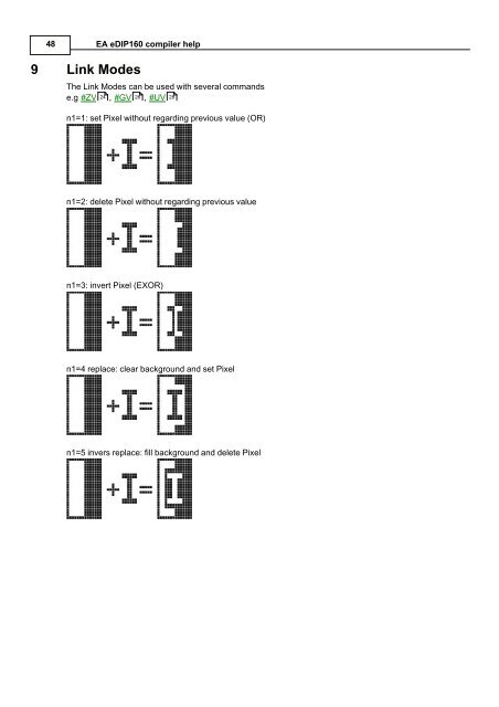 5 EA eDIP160-7 commands - Electronic Assembly