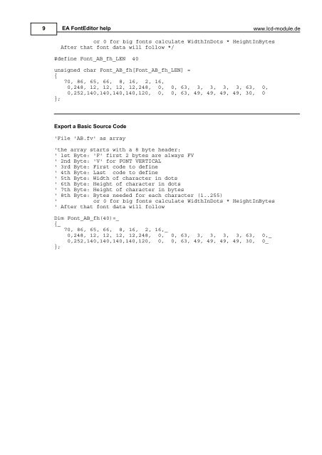 ea usbstick-font - Electronic Assembly