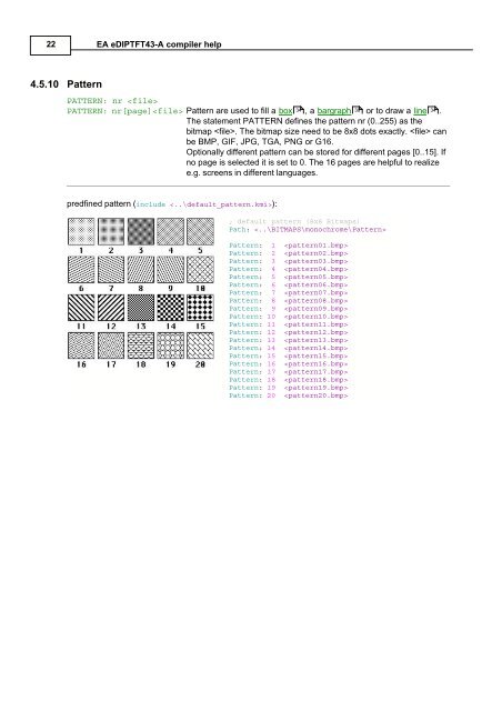 EA eDIPTFT43-A compiler help - Electronic Assembly