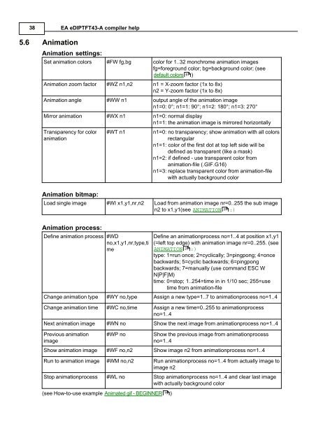 EA eDIPTFT43-A compiler help - Electronic Assembly