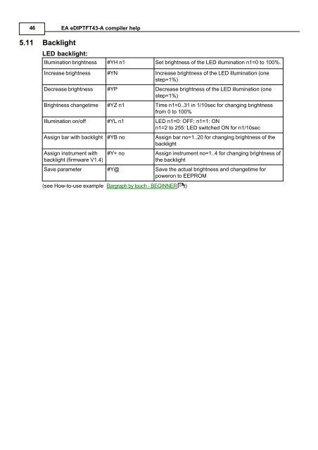 EA eDIPTFT43-A compiler help - Electronic Assembly