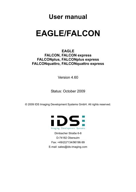 User Manual Eagle Falcon Ids Imaging Development Systems
