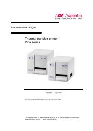 Thermal transfer printer Pica series