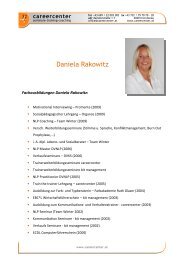 Trainerprofil Daniela Rakowitz_v1 - Careercenter