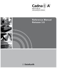 Reference Manual Release 3.8 - DataKustik GmbH