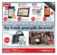 Big Brands, Great Gifts, Low Prices! - The Warehouse