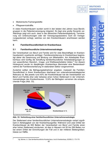 Krankenhaus Barometer Umfrage 2008 - Deutsche ...