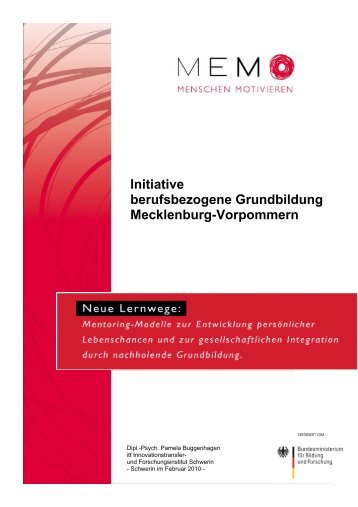 Initiative berufsbezogene Grundbildung Mecklenburg-Vorpommern