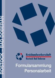 Formularsammlung Personalarbeit - Kreishandwerkerschaft Rostock ...