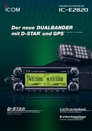 Der neue DUALBANDER mit D-STAR* und GPS* Der neue ...