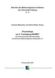 Proceedings zur 6. Fachtagung  BIOMET - Deutsche ...