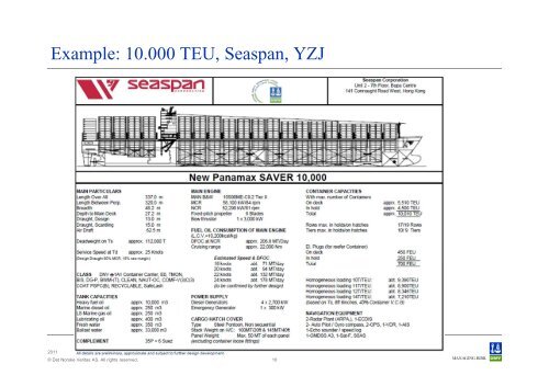 DNV's Container (slot) Cost Calculator