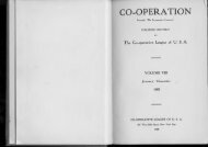 CO-OPERATION - VOLUME VIII - JANUARY - DECEMBER 1922