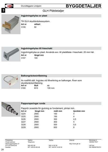 BYGGDETALJER - GLH