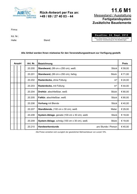 Uhr - Airtec