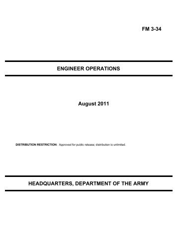 FM 3-34. Engineer Operations - Army Electronic Publications ...