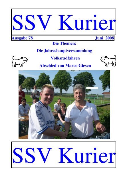 Impressum - SSV Louisendorf