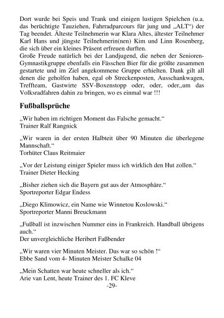 Impressum - SSV Louisendorf