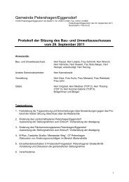 und Umweltausschusses vom 29. September 2011 - Gemeinde ...