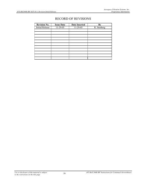 INLET BARRIER FILTER SYSTEM - Donaldson Company, Inc.