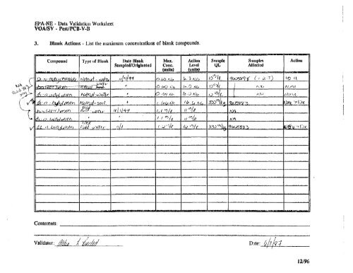 Response to EPA Comments: RCRA Facility Investigation Phase I ...