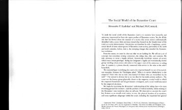 Kazhdan and McCormick 1994 "Social World of the - iSites - Harvard ...