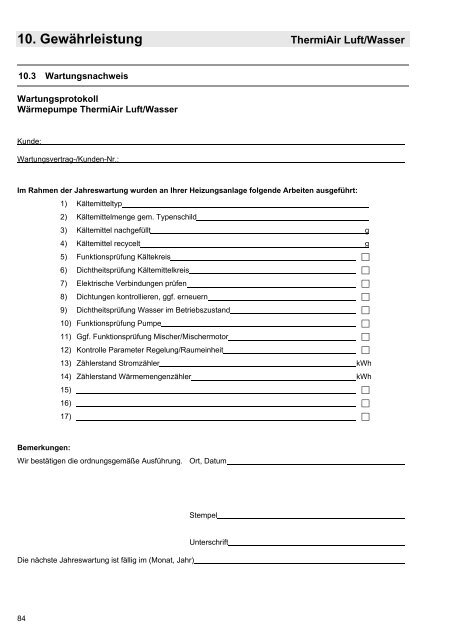 5. Technische Daten